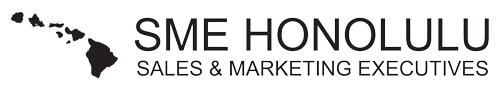 SME Honolulu logo with Hawaii island graphic, Sales and Marketing Executives Honolulu organization branding for business networking and leadership events in Honolulu Hawaii