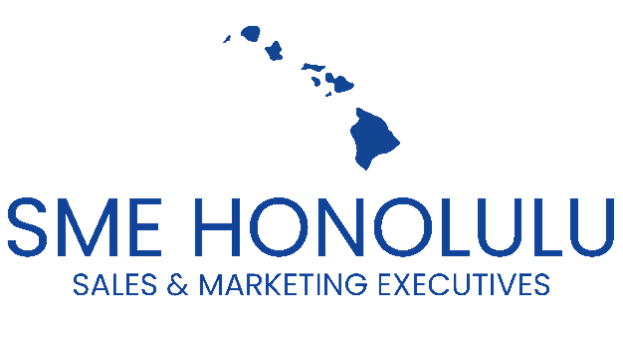 SME Honolulu Sales and Marketing Executives Hawaii logo blue background Honolulu Hawaii business networking organization leadership marketing professionals