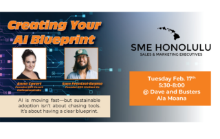 Join SME Honolulu in Honolulu Hawaii for Creating Your AI Blueprint. Learn AI strategy, gain insights, and connect with local business leaders.